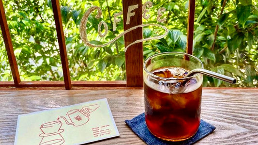 夏ドリンク!「浅煎り」アイスコーヒー&水出しコーヒー〜家でも簡単、ONIBUS流レシピ〜KV