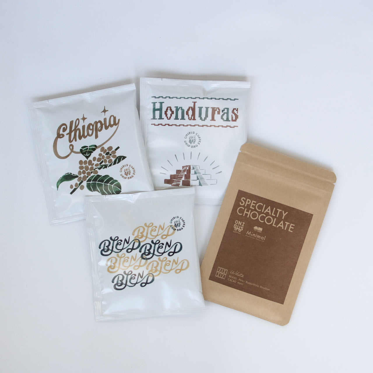 SPECIALTY CHOCOLATE (ダーク/ホワイト) & ドリップバッグセット [ Minimal コラボ ]
