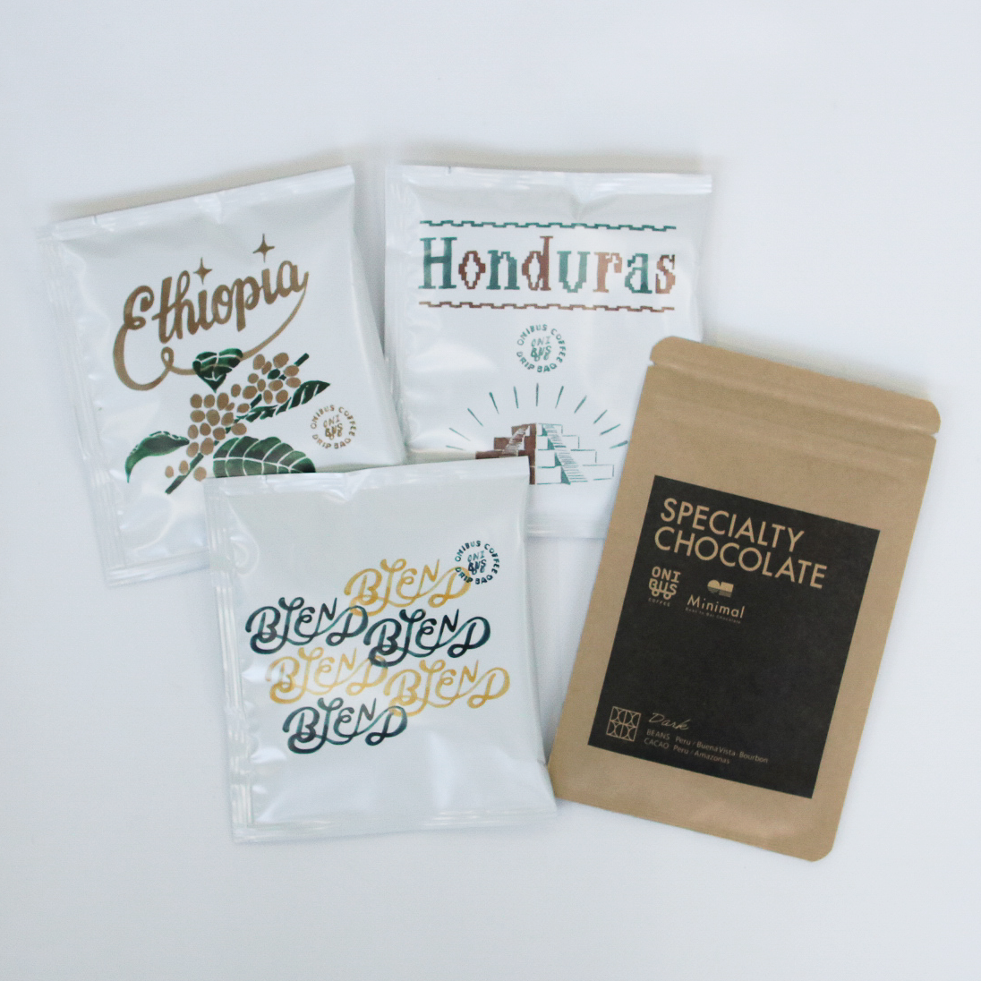SPECIALTY CHOCOLATE (ダーク/ホワイト) & ドリップバッグセット [ Minimal コラボ ]